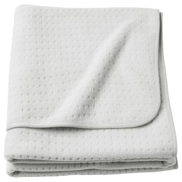 Плед ЮППЕРЛИГ, светло-серый (130x170 см) - фото 1