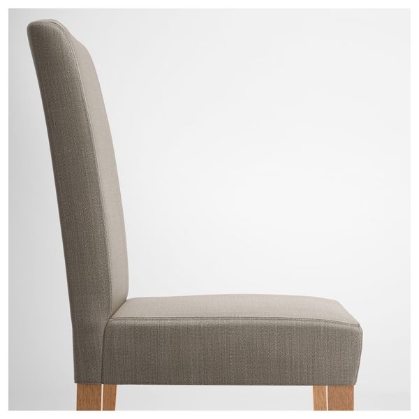 Стул ХЕНРИКСДАЛЬ, дуб, Нольхага серо-бежевый - схема-чертеж с размерами