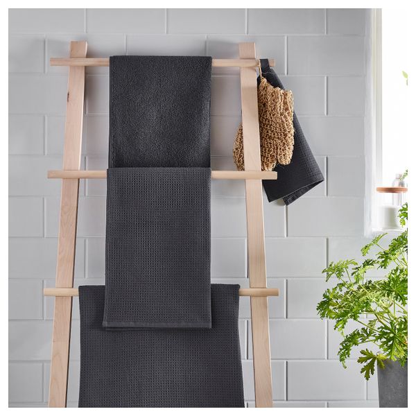 Полотенце, антрацит 50x100 см IKEA SALVIKEN САЛЬВИКЕН 103.493.54 - фото 4