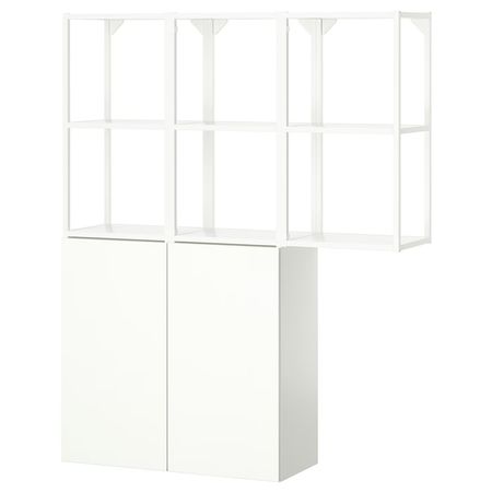 ENHET Комбинация д/хранения - белый 120x32x150 см