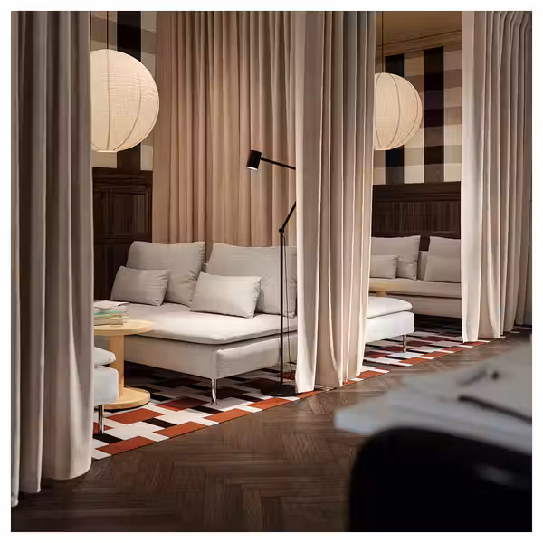 GULLSUDARE ГУЛЛЬСУДАРЕ Абажур для подвесн светильника - белый/ручная работа 70 см - фото 4