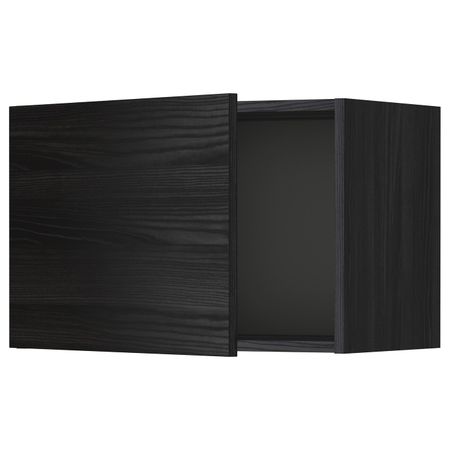 Шкаф навесной, черный, Тингсрид черный 60x40 см IKEA МЕТОД 392.322.35