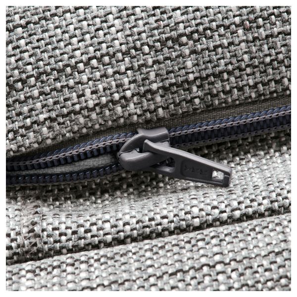 Кресло ПОЭНГ, белый, Исунда серый - схема-чертеж с размерами