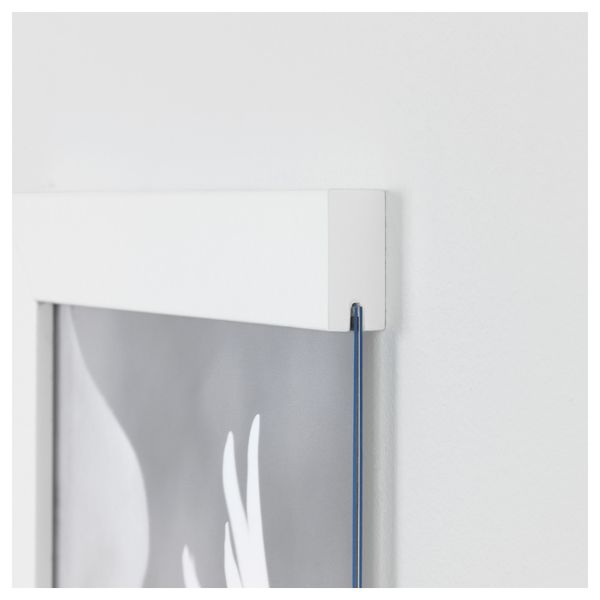 Рама для 3 картин НЭСВИКЕН, белый (101x24.5 см) - схема-чертеж с размерами