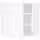 METOD Навесной шкаф с полками - белый/Voxtorp матовый белый 60x60 см