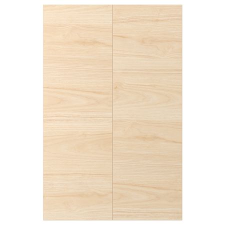 Дверца для напольного углового шкафа, 2шт, под светлый ясень 25x80 см IKEA ASKERSUND АСКЕРСУНД 103.549.44