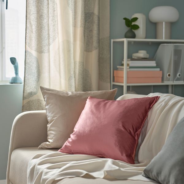Чехол на подушку, 50x50 см, розовый IKEA LAPPVIDE ЛАППВИДЕ 404.961.93 - схема-чертеж с размерами