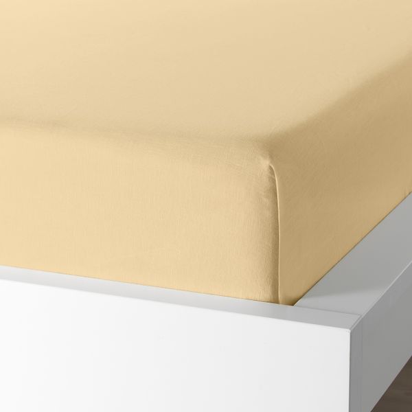 Простыня, светло-желтый 240x260 см IKEA PUDERVIVA ПУДЕРВИВА 904.335.94 - фото 2