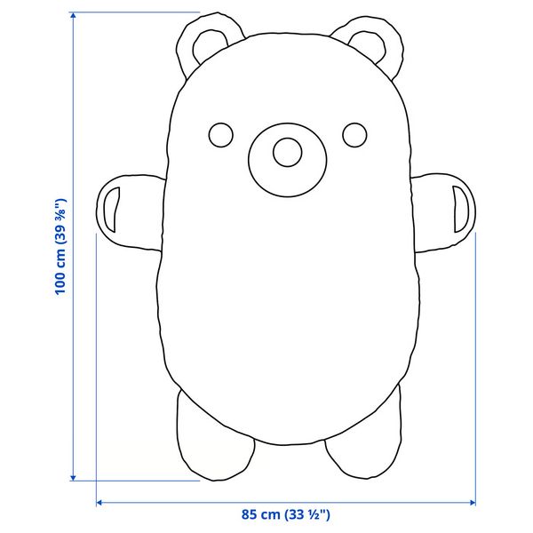 IKEA, дополнительный ракурс - схема-чертеж с размерами