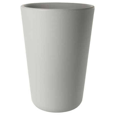 Кашпо, для/дома/улицы, серый 32 см IKEA ОСТЛИГ 504.522.59