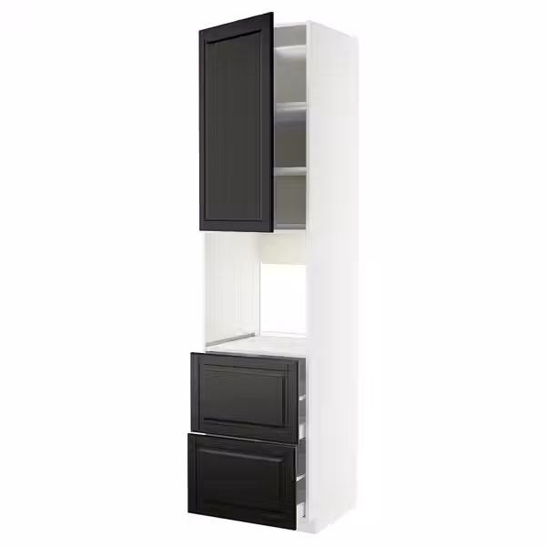 METOD / MAXIMERA Высокий шкаф д/духовки+дверь/2ящика - фото 1