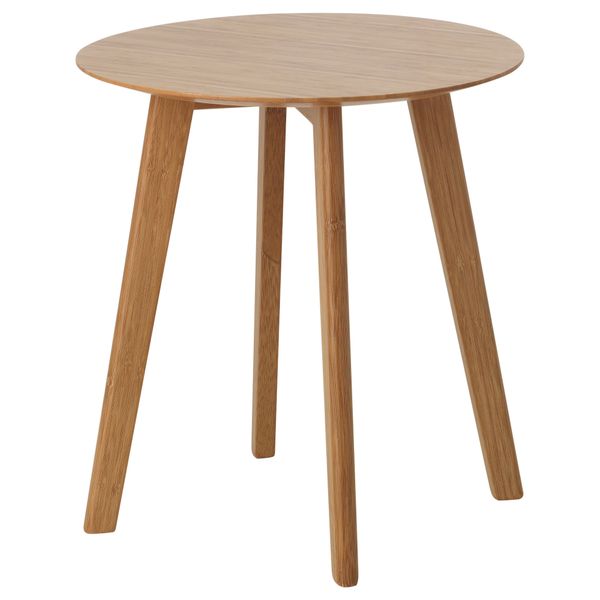 Придиванный столик ФИНЕДЕ, бамбук (40 см) - схема-чертеж с размерами