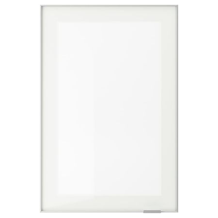 Стеклянная дверь, матовое стекло/алюминий 40x60 см IKEA JUTIS ЮТИС 603.873.48
