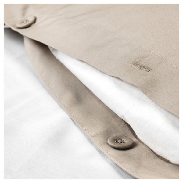 Пододеяльник и 1 наволочка ПРАКТВИВА, бежевый - фото 4