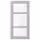 LERHYTTAN Стеклянная дверь - светло-серый 40x80 см
