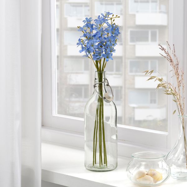 Искусственный букет, для дома, улицы/Фрезия синий 43 см IKEA SMYCKA СМИККА 204.760.54 - фото 2