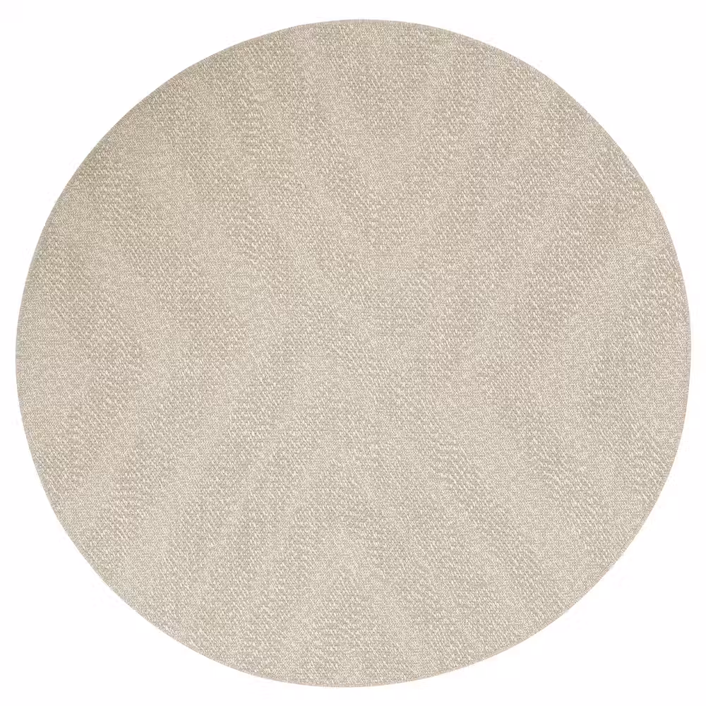 FULLMAKT ФУЛЛМАКТ Ковер безворсовый, д/дома/улицы - бежевый/меланж 130 см - фото 1