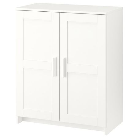 BRIMNES Шкаф с дверями - белый 78x95 см