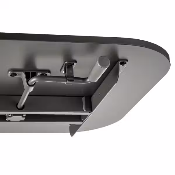 SEGRARE Стол-трансформер - темно-серый 110x60 см - схема-чертеж с размерами