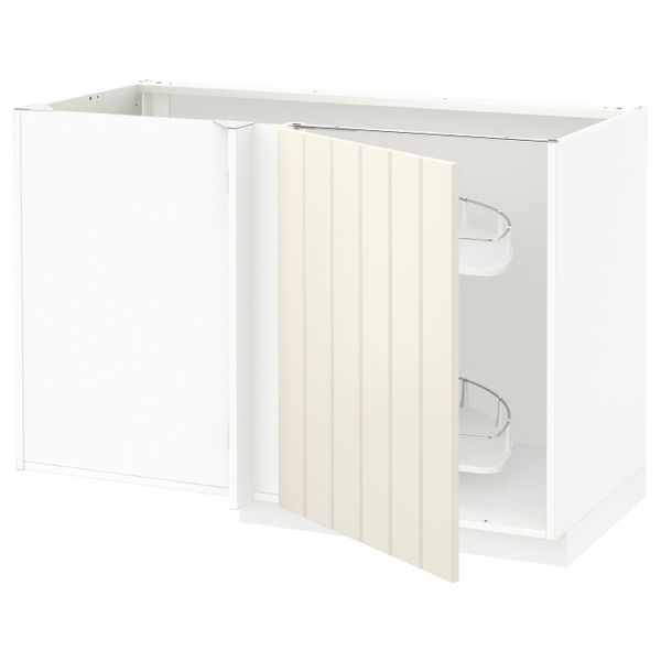 Угловой напольный шкаф с выдвижной секцией IKEA METOD МЕТОД 492.265.16 - схема-чертеж с размерами