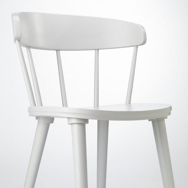 Стул, светло-серый IKEA OMTÄNKSAM ОМТЭНКСАМ 704.694.14 - фото 3