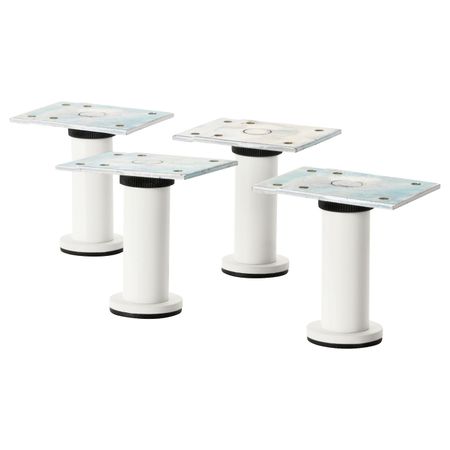 Ножка, белый 8 см IKEA CAPITA КАПИТА 303.679.07