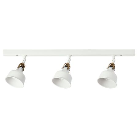 Потолочная шина, 3 лампы, белый с оттенком IKEA RANARP РАНАРП 903.404.58