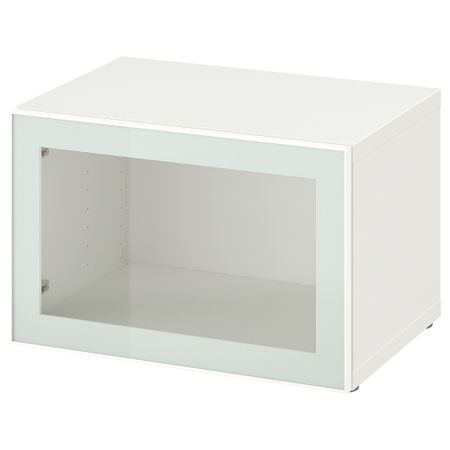 Стеллаж со стеклянная дверью IKEA BESTÅ БЕСТО 494.891.12