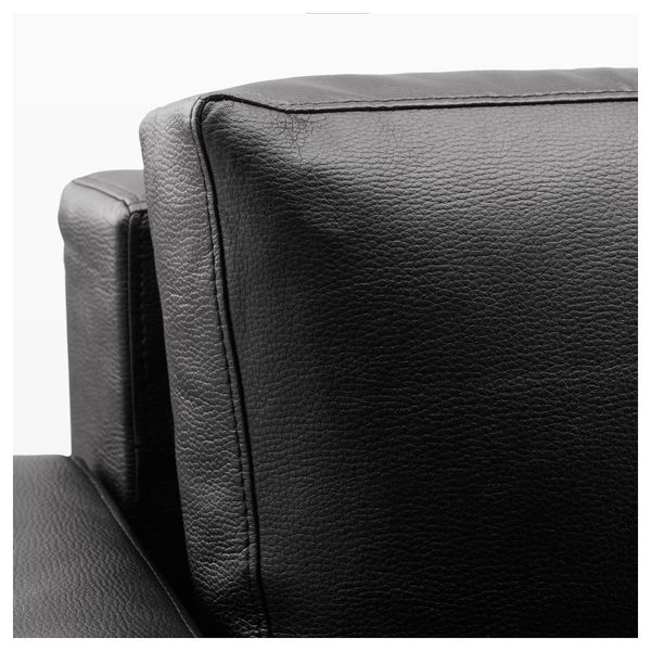 Диван-кровать 3-местный ФРИХЕТЭН, Бумстад черный - фото 5