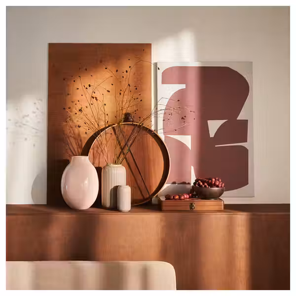 STILREN Ваза - темный серо-бежевый 22 см - фото 5