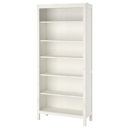 Стеллаж, белая морилка 90x197 см IKEA HEMNES ХЕМНЭС 403.734.27