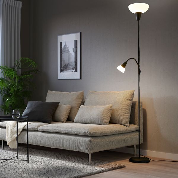 Торшер, лампа для чтения, черный-белый IKEA TÅGARP ТОГАРП 304.863.97 - фото 2