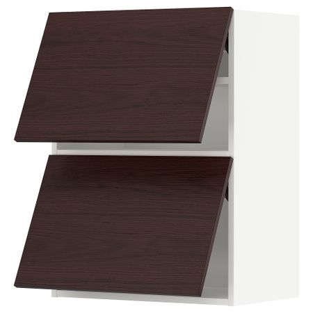 Навесной горизонтальный шкаф, 2 двери, 60x80 cm IKEA METOD МЕТОД 593.945.14