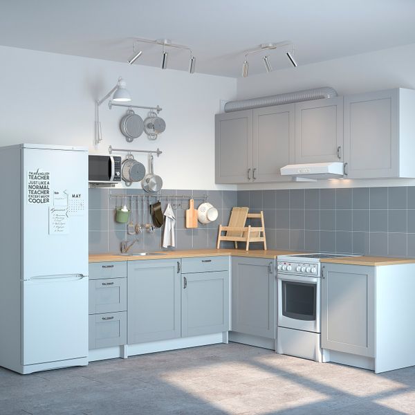 IKEA в интерьере - схема-чертеж с размерами