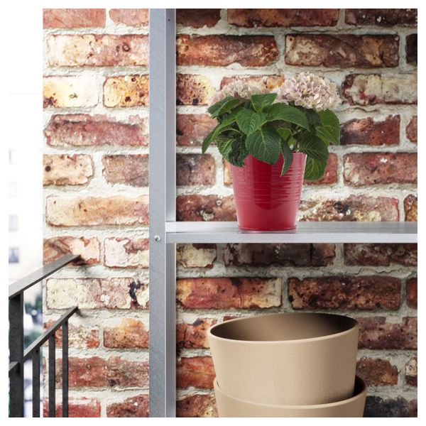 Кашпо СОККЕР, д/дома/улицы, красный (12 см) - фото 2