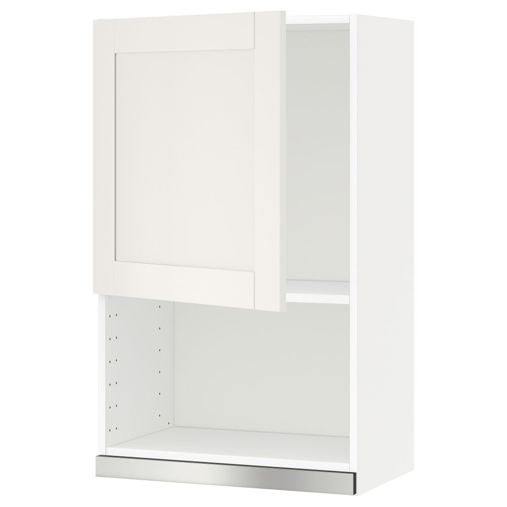 Навесной шкаф для СВЧ-печи МЕТОД, белый, Сэведаль белый - схема-чертеж с размерами