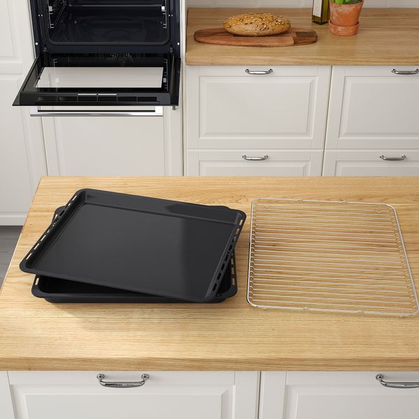 Духовка с горячим обдувом, черный IKEA SMAKSAK СМАКСАК 904.117.28 - фото 7