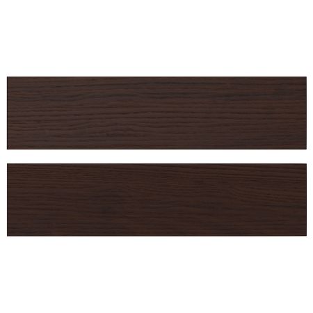 Фронтальная панель ящика, 40x10 см, темно-коричневый под ясень IKEA ASKERSUND АСКЕРСУНД 504.252.56