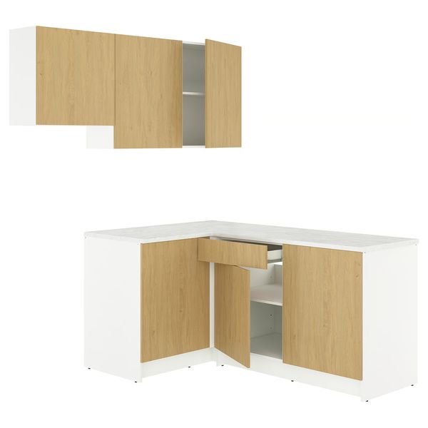 KNOXHULT Угловая кухня - под дуб - фото 1