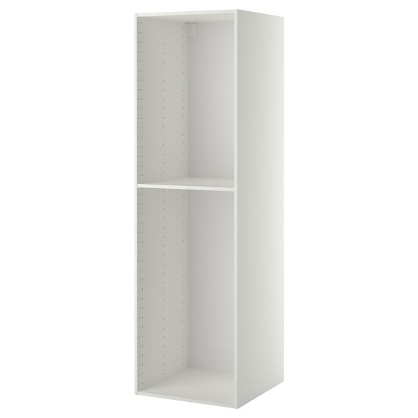 Каркас высокого шкафа, белый 60x60x200 см IKEA METOD МЕТОД 203.679.60 - схема-чертеж с размерами