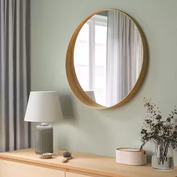 STOCKHOLM Зеркало - дубовый шпон 80 см - фото 2