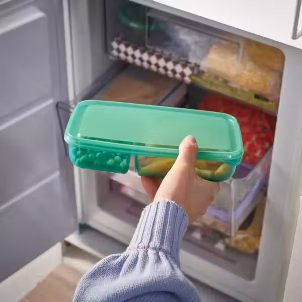 PRUTA Контейнер с крышкой для сэндвича - сиреневый/зеленый 22x14x5 см - фото 6