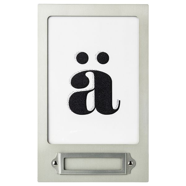 Рама ХЮЛЬТЕБРУК, серебристый (13x18 см) - фото 1