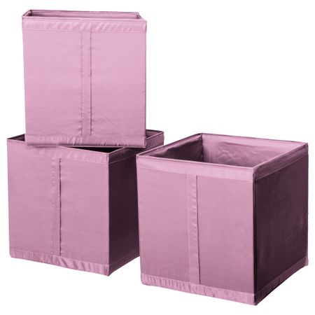 Коробка СКУББ, розовый (31x34x33 см)