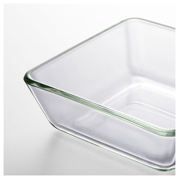 Форма/блюдо для духовки МИКСТУР, прозрачное стекло (15x15 см) - фото 3