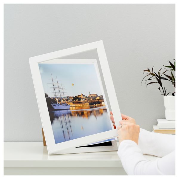 Рама, фронтальное открывание ХЕММИНГСБУ, белый (21x30 см) - фото 2