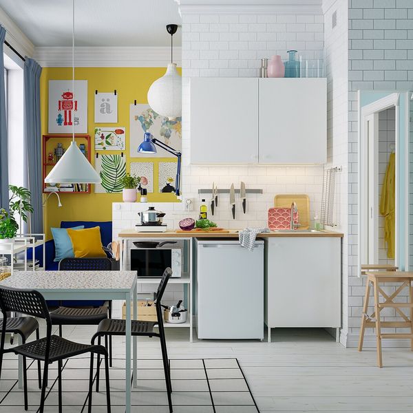 Стол, мозаичный орнамент/белый 75x75 см IKEA MELLTORP МЕЛЬТОРП 593.908.65 - фото 3