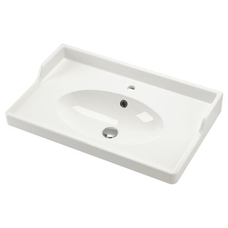 Раковина, белый, 82x49 см IKEA RUTSJÖN 605.453.95