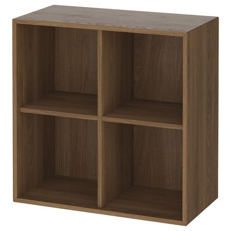 EKET Шкаф с 4 отделениями - коричневый под грецкий орех 70x35x70 см