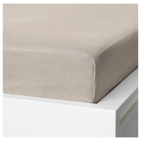Простыня, неокрашенный, 240x260 см IKEA ПУДЕРВИВА 803.582.55 - фото 2